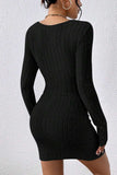 Leona Black Ribbed Skirt Co Ord