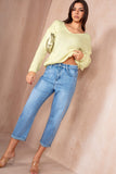 Lilah Lemon Knit Jumper