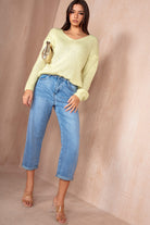 Lilah Lemon Knit Jumper