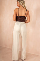 Lizzie Stone Belted Wide Leg Trousers