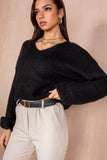 Lucille Black Knit Jumper