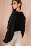 Lucille Black Knit Jumper