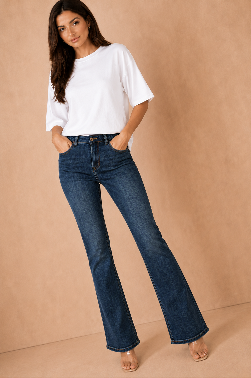 Lyra Blue Denim Bootcut Jeans