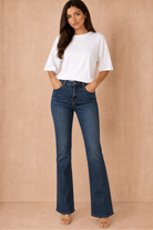 Lyra Blue Denim Bootcut Jeans