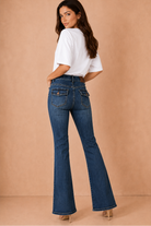 Lyra Blue Denim Bootcut Jeans