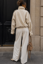 Mabel Stone Cropped Trench Coat