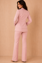 Maddie Blush Blazer Suit