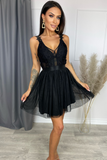 Maeve Black Lace Dress