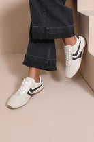 Maeve Stone Suedette Trainers
