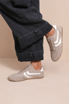 Maeve Taupe Suedette Trainers
