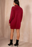 Maise Burgundy Jumper Dress