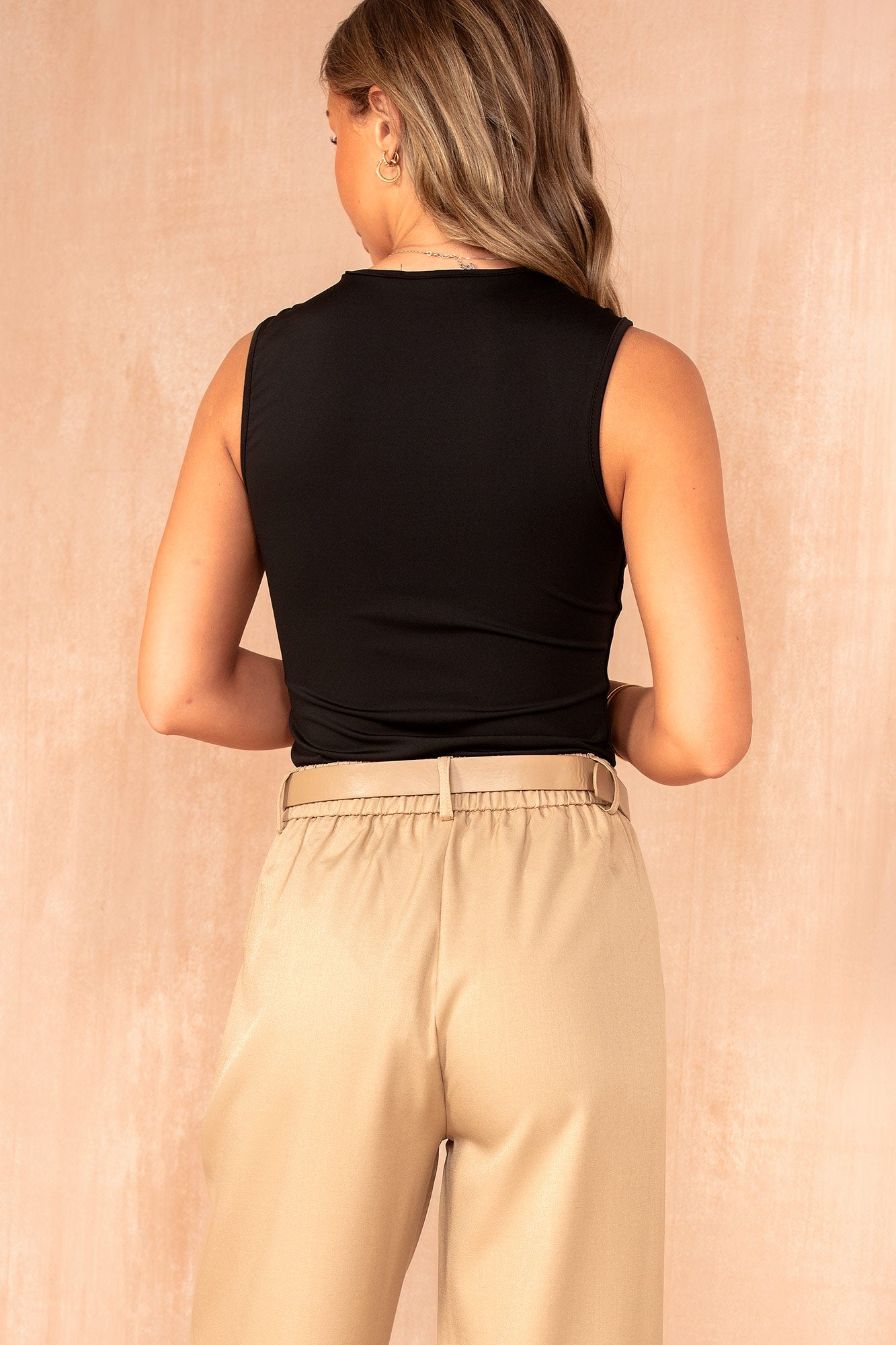 Maisie Black Square Neck Bodysuit