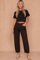 Mara Leopard Print Mom Jeans