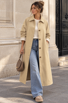 Mariah Stone Longline Trench Coat
