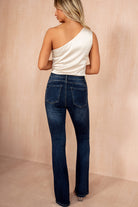 Millie Dark Blue Push Up Bootcut Jeans - Vavavoom.ie