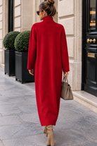 Misha Red Fine Knit Coatigan