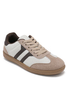 Molly Chocolate Suedette Trainers