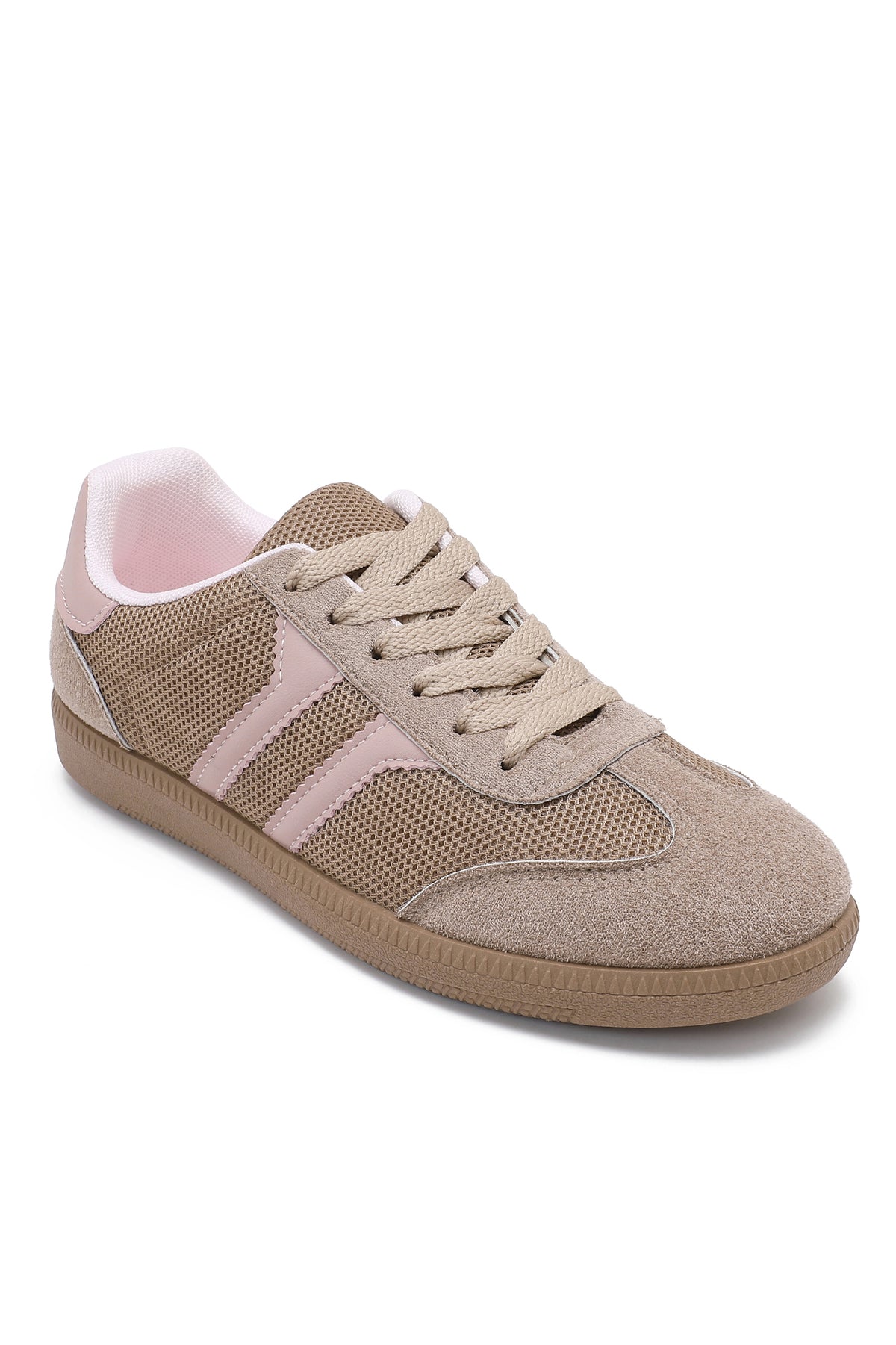 Molly Pink Suedette Trainers