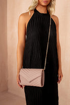 Naomi Pink PU Detachable Chain Bag