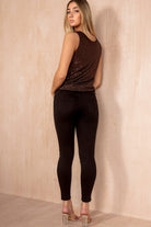 Natalia Black Mid Rise Skinny Jeans