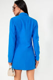 Navi Royal Blue Blazer Dress