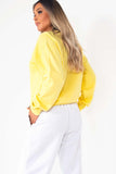 Neesha Yellow Oversized Sweatshirt