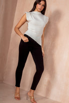 Neve Black Denim Skinny Jeans