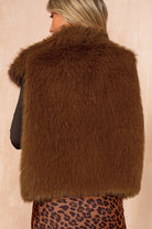Nia Tan Faux Fur Gilet