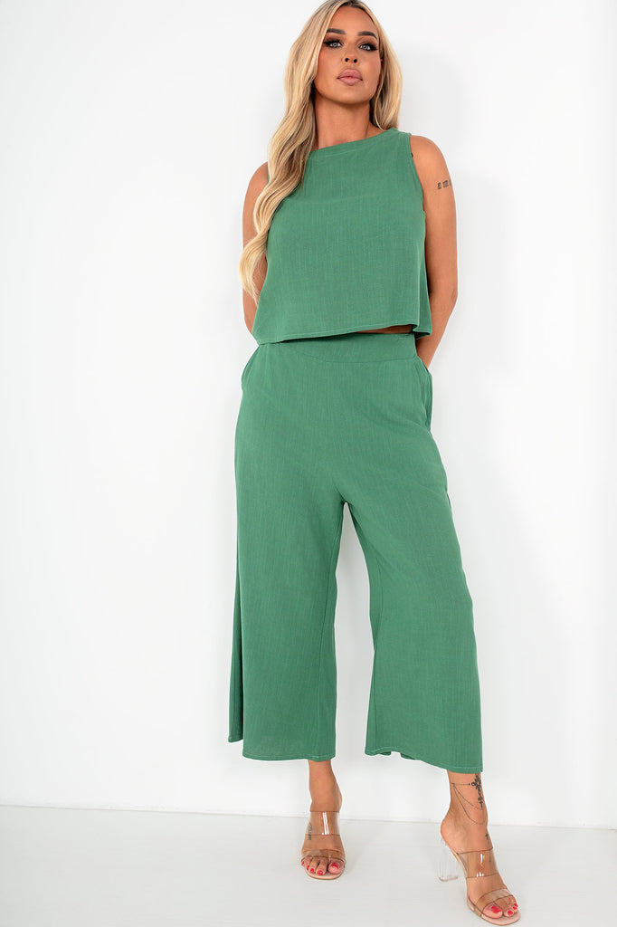 Nicola Green Button Back Co Ord