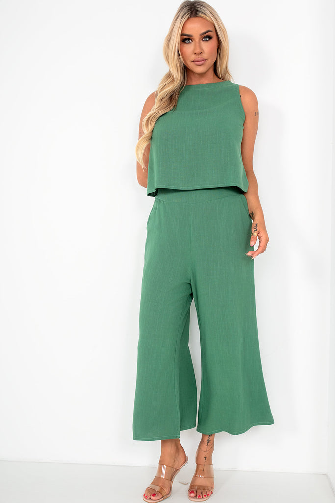 Nicola Green Button Back Co Ord