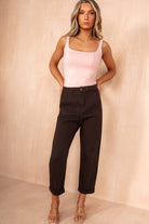 Nikita Chocolate Cotton Jeans