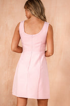Nola Baby Pink Bow Detail Dress