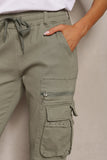 Nolan Khaki Cargo Trousers