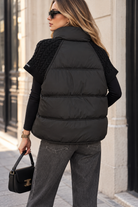 Nyomi Black Padded Gilet
