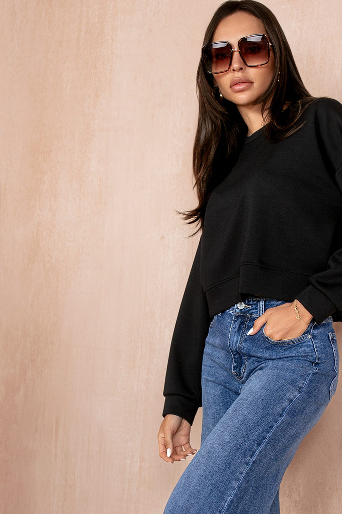 Oceana Black Sweatshirt