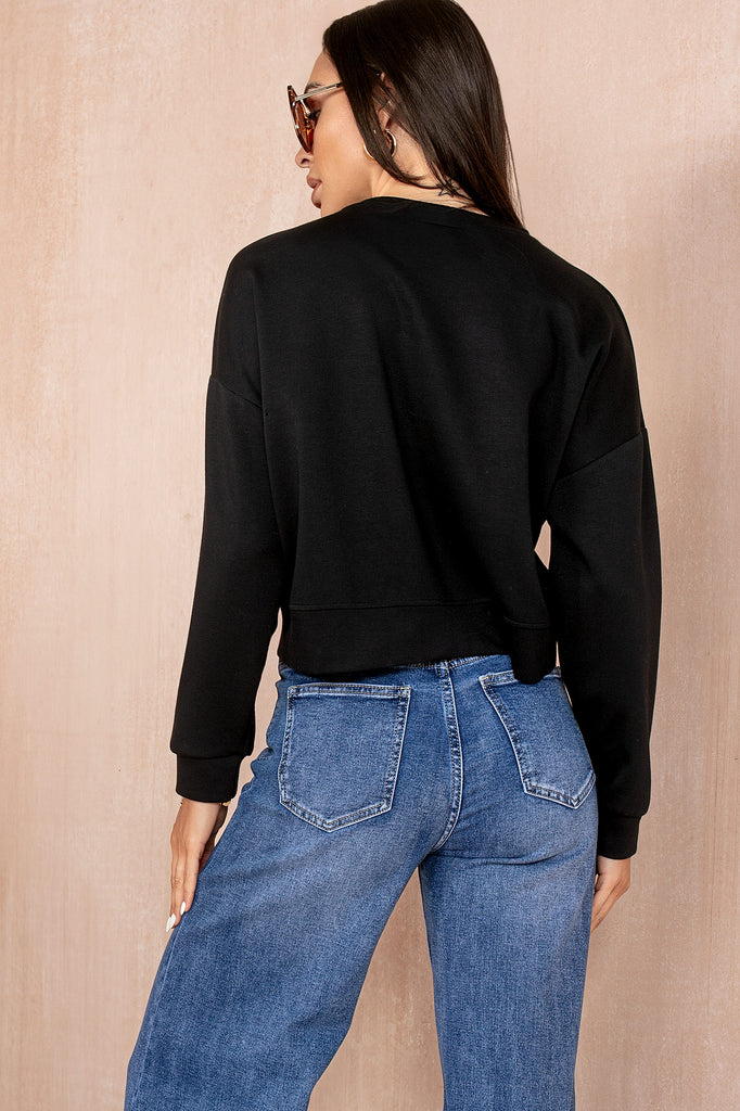 Oceana Black Sweatshirt