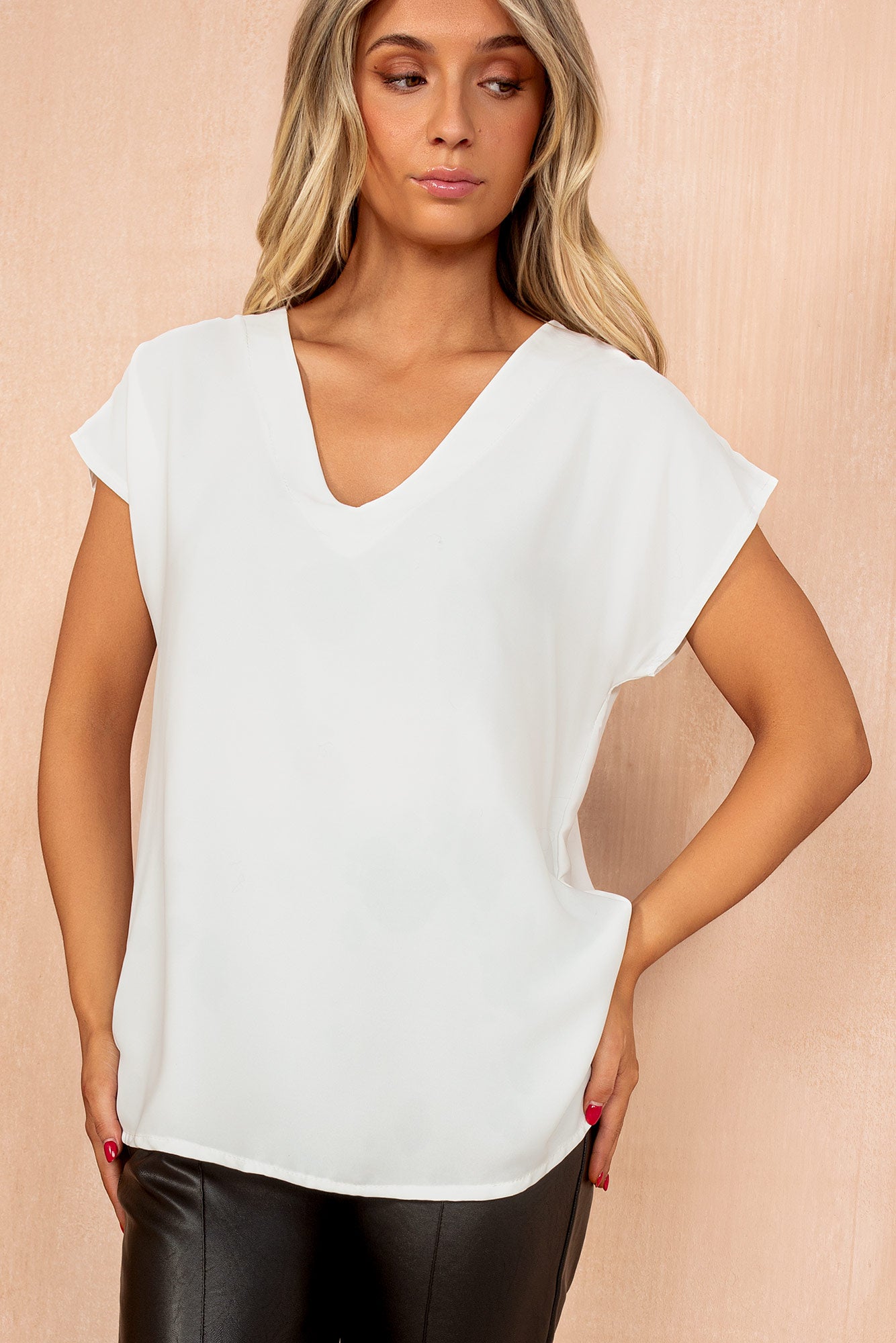 Olisa White Oversized Top