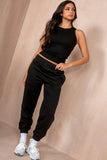 Olivia Black Oversized Joggers