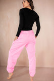 Olivia Candy Pink Oversized Joggers