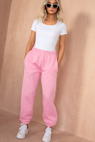 Olivia Candy Pink Oversized Joggers - Vavavoom.ie
