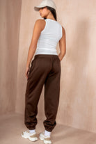 Olivia Chocolate Oversized Joggers