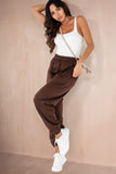 Olivia Chocolate Oversized Joggers