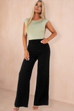 Oonagh Black Wide Leg Trousers