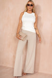 Oonagh Stone Wide Leg Trousers