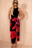 Opal Multi Floral 2 in 1 Bow Detail Midi Dress