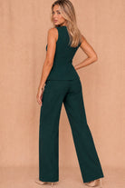 Ophelia Emerald Green Scallop Edge Waistcoat