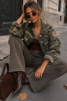 Pandora Khaki Camouflage Denim Jacket