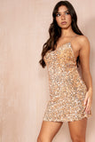 Parker Gold Sequin Dress