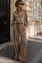 Parris Gold Velour Rive Gauche Tracksuit
