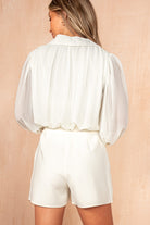 Patricia Ivory Chiffon Playsuit
